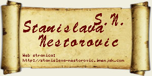 Stanislava Nestorović vizit kartica